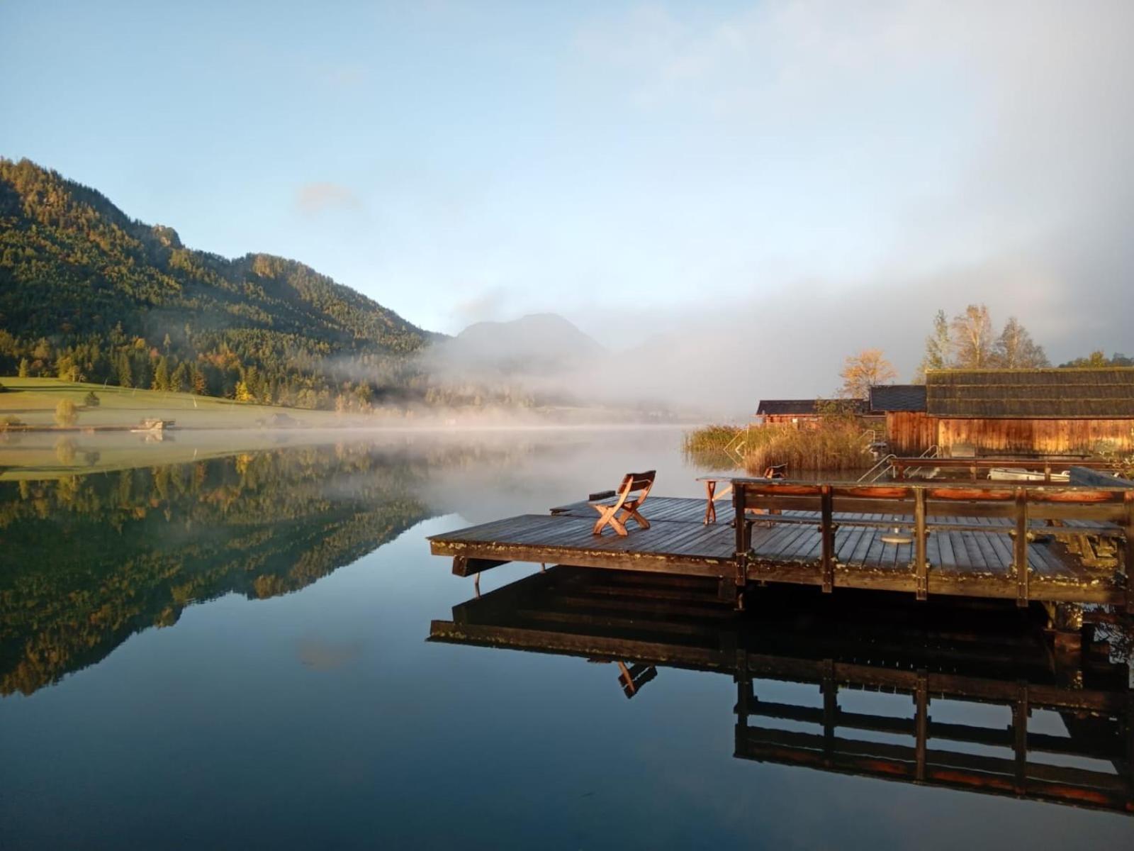 Seehotel & Seeapartments Kaerntnerhof- Direkt Am See! Weissensee Bagian luar foto